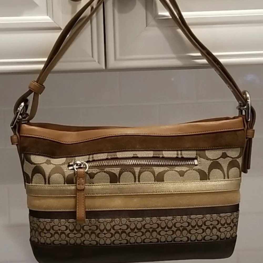 Coach NWOT Multipattern Convertible Crossbody - Picture 1 of 3
